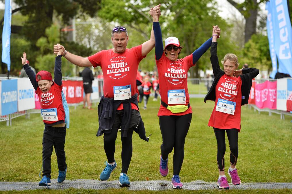 CELEBRATE: Run for a Cause hopes to capture the community spirit and sense of achievement in Run Ballarat. Picture: Dylan Burns