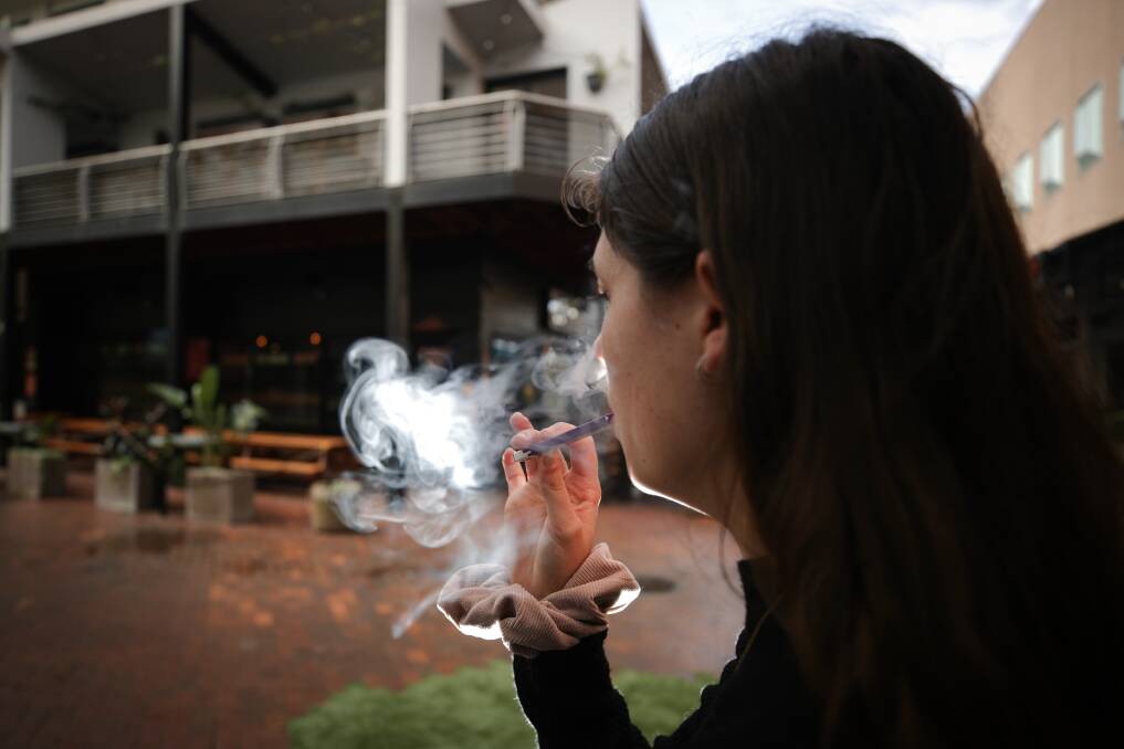 "Vaping might be a social activity initially but then they bring out new flavours and someone having a vape says you have to try the new flavour" - Jacinta Walsh, Ballarat Community Health. Picture by Adam McLean