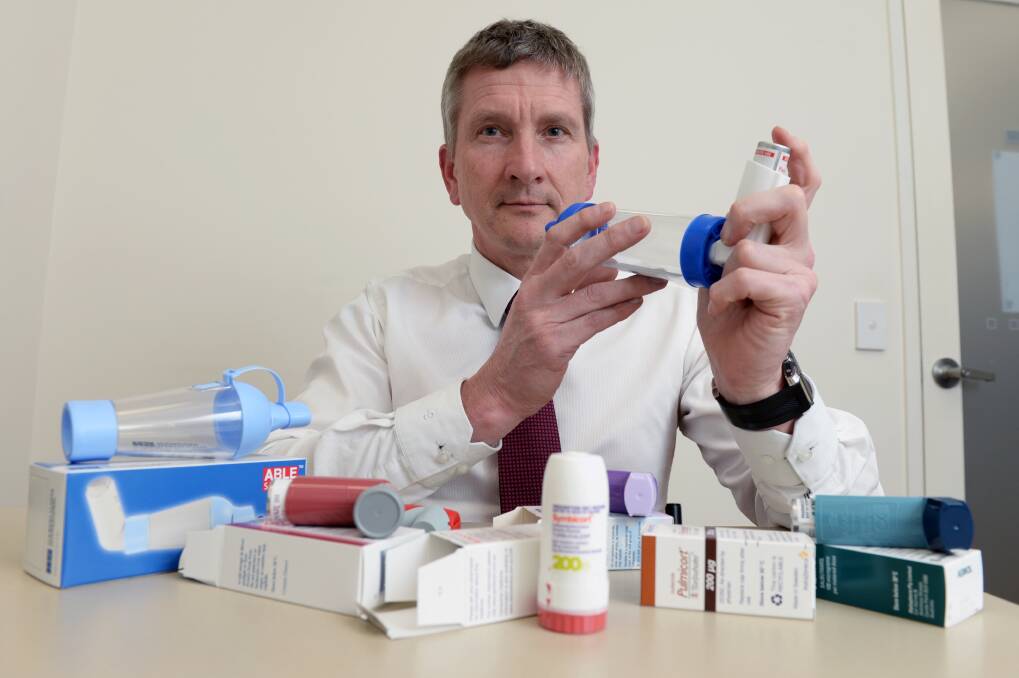 REMINDER: UFS chief pharmacist Peter Fell encourages people to review their asthma plans with a doctor rather than try stocking up on asthma medication amid the COVID-19 pandemic. Picture: Kate Healy