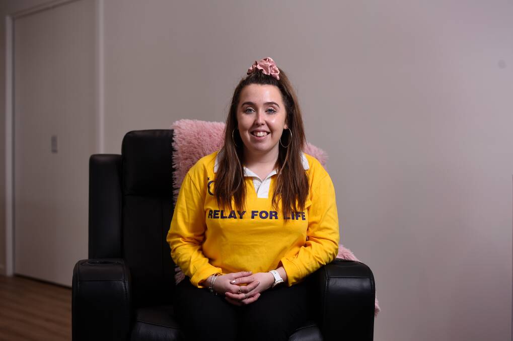 HOPE: Relay For Life organiser Lacie Ryan is stepping up as a Daffodil Day ambassador to rally support and awareness for Cancer Council Victoria. Picture: Adam Trafford