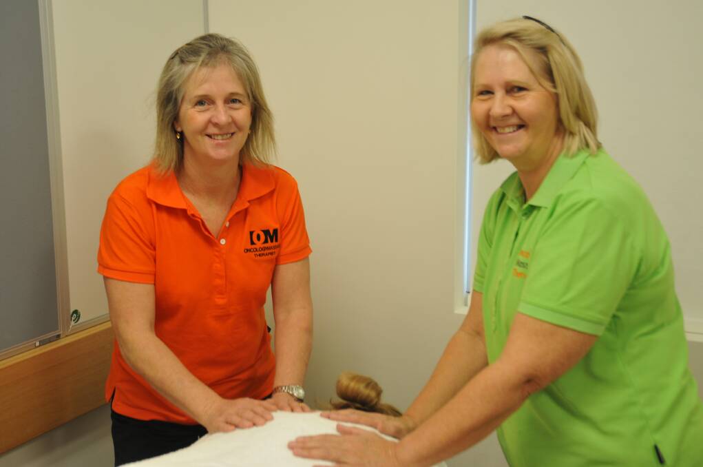 WELLNESS DELIVERY: Health professionals Jane Butt and Jenny Torney from Oncology Massage have been involved in the wellness program at Stawell Hospital, which opened in late 2016. Picture: via Stawell Times-News.