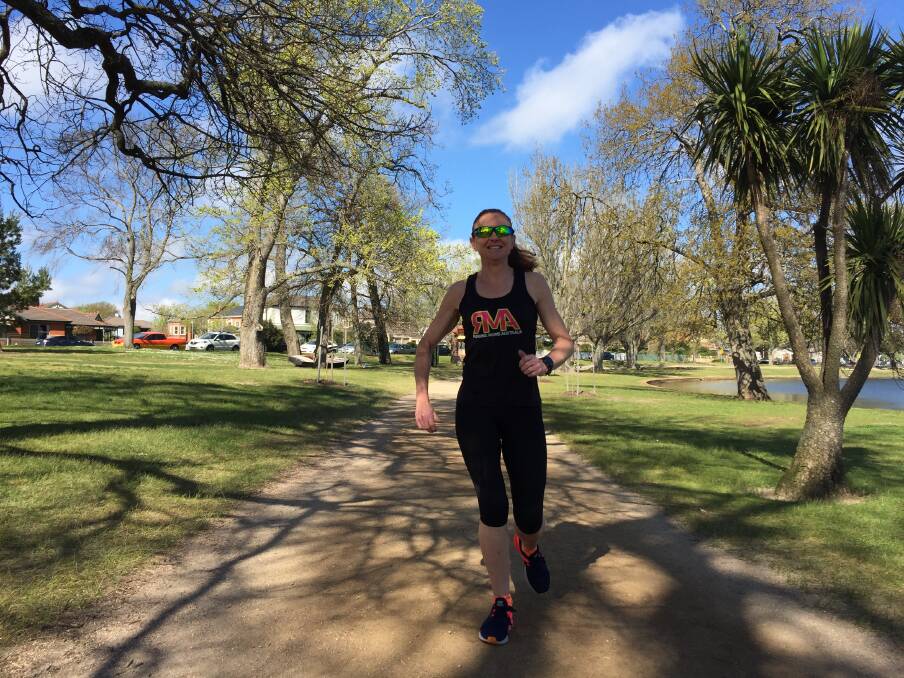 MAKE A MOVE: Marathoner Kylie Mayne took up running by first trying to clock a few kilometres on her treadmill. She encourages other to set a goal in Run for A Cause.