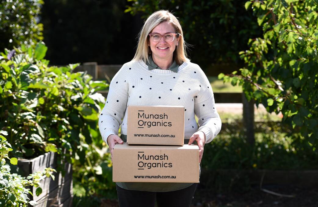 AGILE: Munash Organics' director Bec Djordjevic says her family's business had to pivot quickly to keep up in the changing climate as the coronavirus pandemic increases self-isolation and self-sufficiency. Picture: Adam Trafford