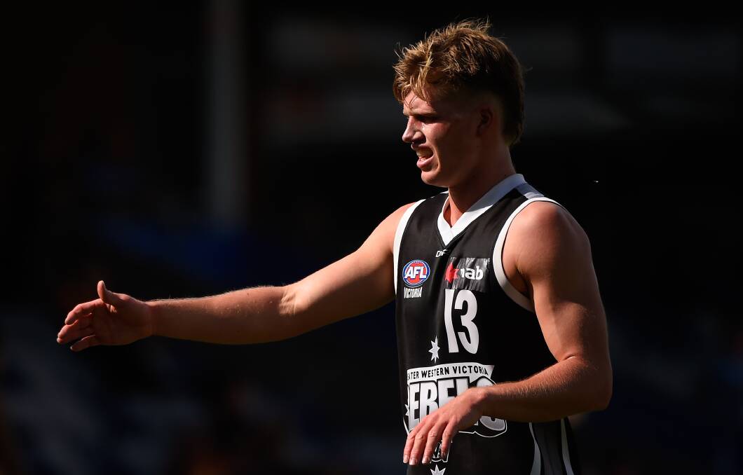 CALL-UP: South Warrnambool export Jay Rantall is the sole Rebel to get picked up in this year's AFL Draft. Rantall is off to Collingwood. Picture: Adam Trafford