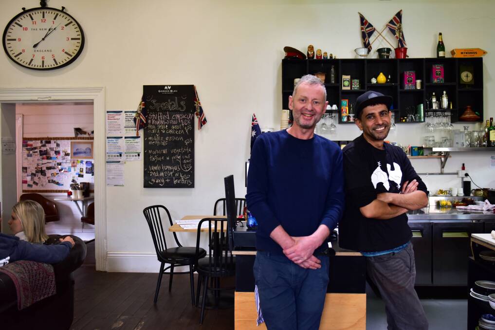 TOWN TASTE: Gordon Bleu owners Scott Graham and Sal Alshamsi have been catering to visitors and locals in their cafe the past three years. Picture: Brendan McCarthy