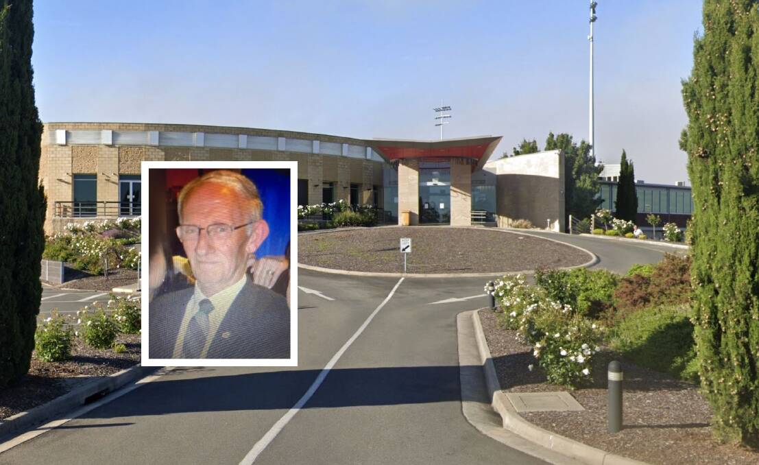 North Ballarat Football and Sports Clubs is mourning the death of long-time, quiet hard-worker Barry Duffy, who will be farewelled this week. Pictures: North Ballarat Football and Sports Clubs (inset) and Google Earth
