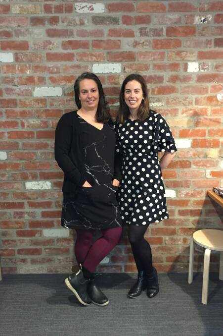 EMERGING INFLUENCE: Ballarat's Alice Barnes and Megan May are part of a state leadership program for women following in Joan Kirner's legacy.