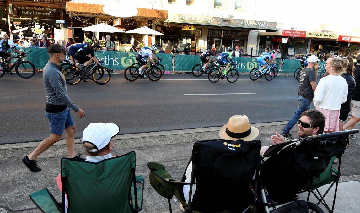 IN THICK OF ACTION: You can watch elite athletes in fierce competition, right in the centre of their Sturt Street stage, for free on a balmy Ballarat summer's evening.