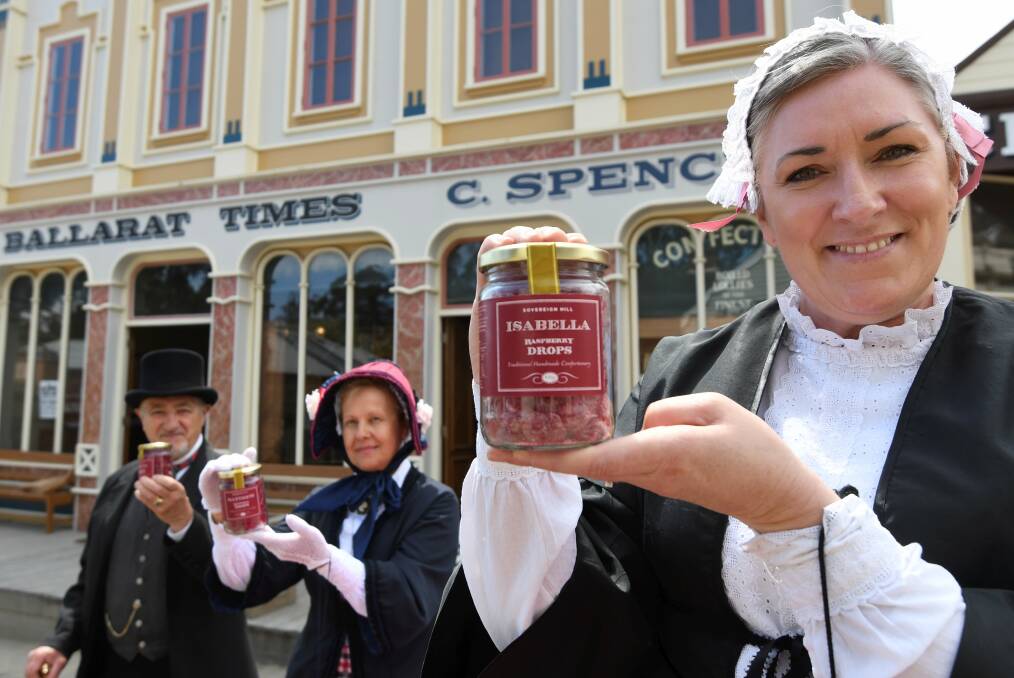 KEY SPOT: Sovereign Hill was high on the itinerary for bus loads of Jehovah's Witnesses visiting Ballarat, starting off a bumper weekend in the city. Picture: Lachlan Bence