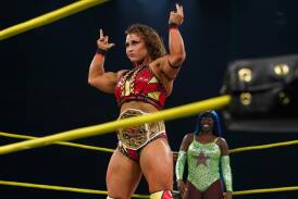 TNA Knockouts World Champion Jordynne Grace was a surprise call-up to WWE's Women's Royal Rumble in January 2024. Picture TNA Wrestling