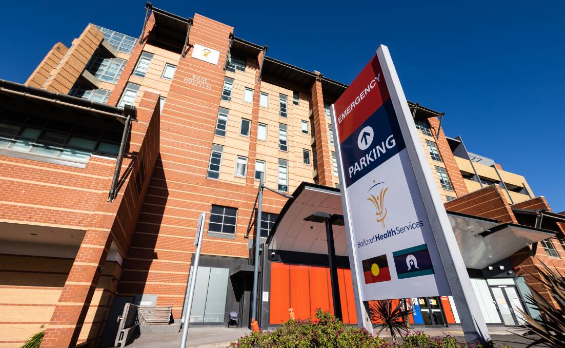 UNDER PRESSURE: Grampians Health Ballarat Base Hospital emergency department. Picture: Luke Hemer