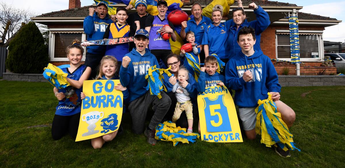 PRIDE: The Burras will bring the hopes, expectations and excitement of a whole roaring community when Sebastopol steps out on Mars Stadium for grand final day. Picture: Adam Trafford