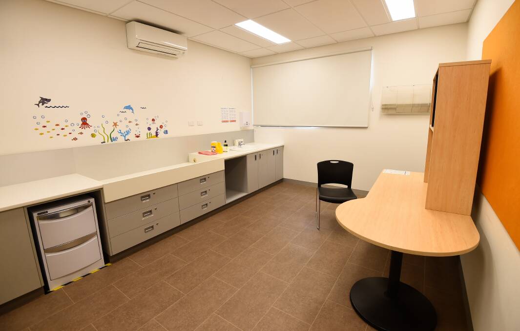 TEST SITE: Inside a consultation room at the Lucas fever clinic. Picture: Adam Trafford