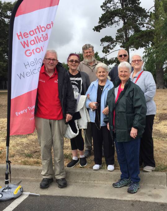 HEALTHY SUPPORT: Heartbeat Ballarat is encouraging others to join their weekly walk about Lake Wendouree on Tuesday morning to talk hearts and share cardiac experience for national Heart Week.