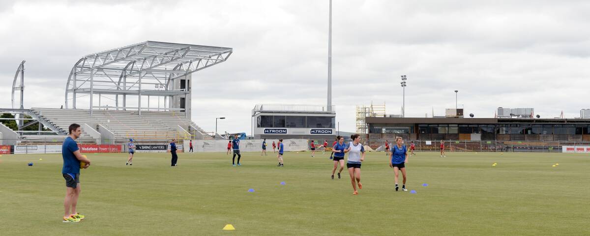 THINK BIG: Eureka Stadium will offer an elite standard for the likes of Western Bulldogs' AFL Women, but will also grow city tourism and infrastructure. Picture: Kate Healy