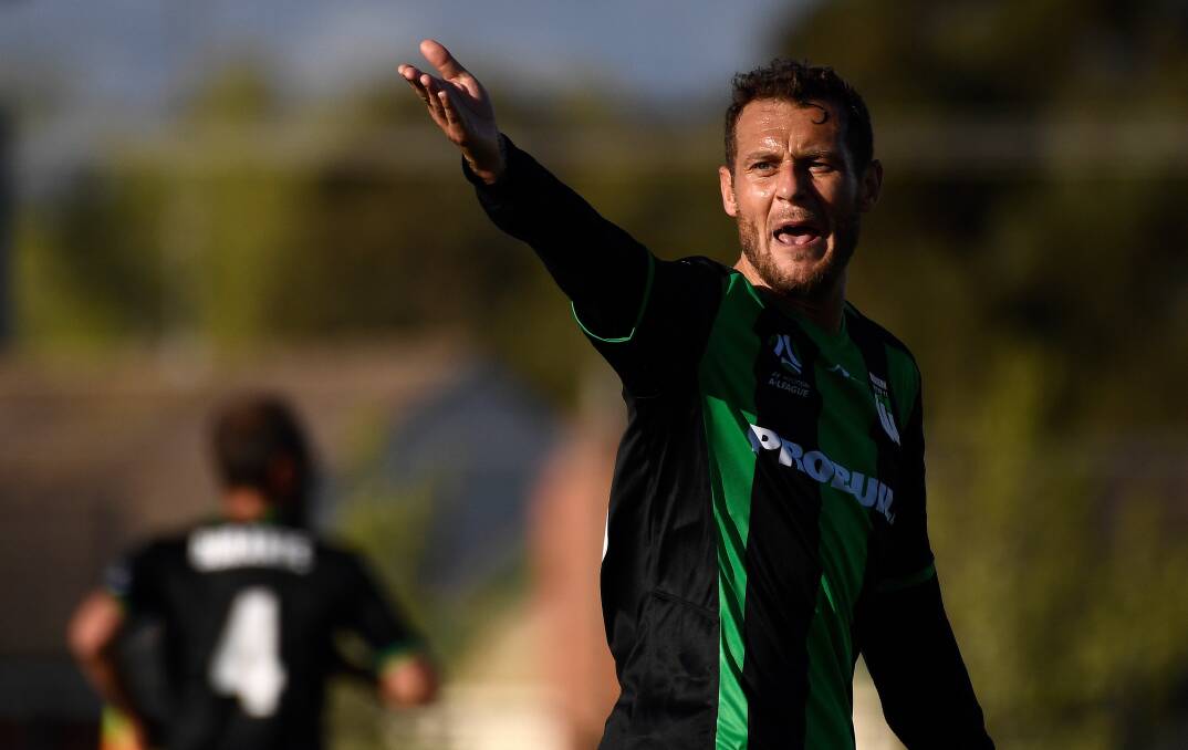 CALL-OUT: Italian maestro and Western United inaugural captain Alessandro Diamanti is set to lead his team out for Ballarat's first in-season A-League clash on Mars. Picture: Adam Trafford