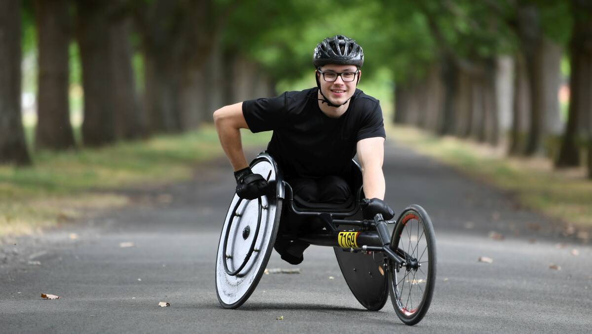 OPPORTUNITY: What will the chance for one more year mean for the likes of Paralympic hopeful Sam Rizzo, despite uncertain global times ahead. Picture: Lachlan Bence