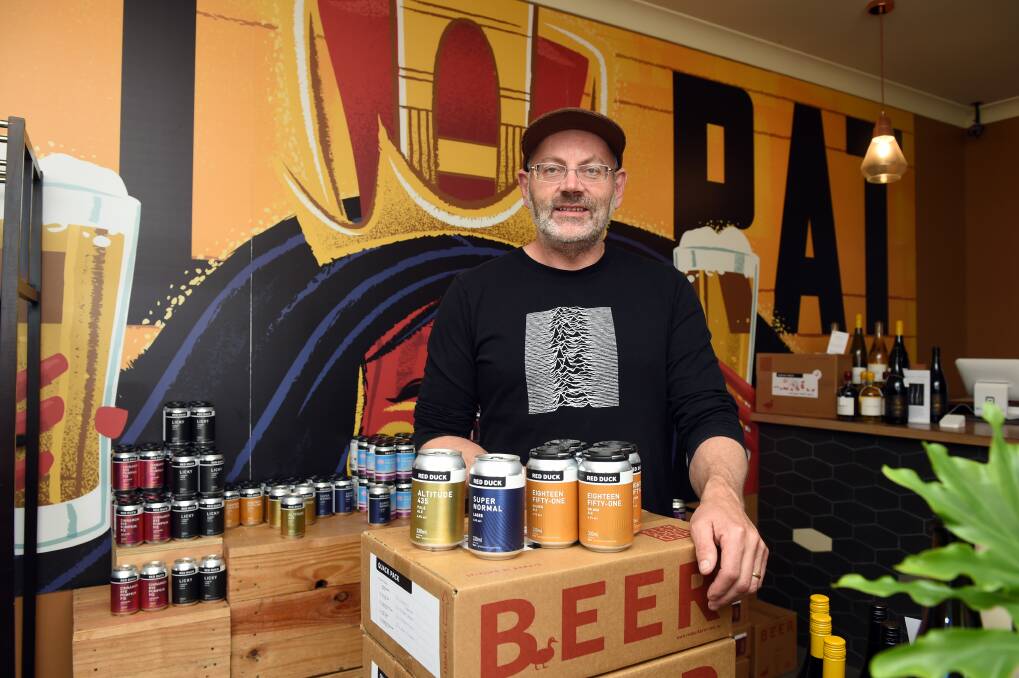 COMPETITION: Red Duck's Scott Wilson-Browne says it's hard for small breweries to put up prices against big brands, so the tax rise was not necessarily a bad move. Picture: Kate Healy