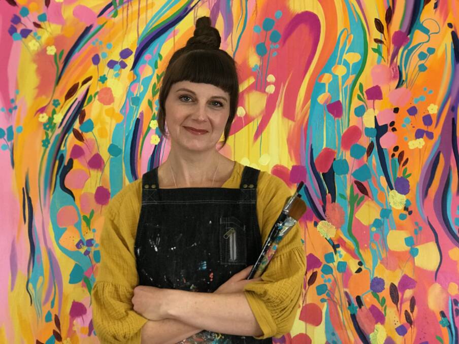 PERSPECTIVE: Painting is primarily solitary for artist Susan Nethercote. The Pandemic has reinforced how important connects are in the art world. Picture: courtesy of Susan Nethercote