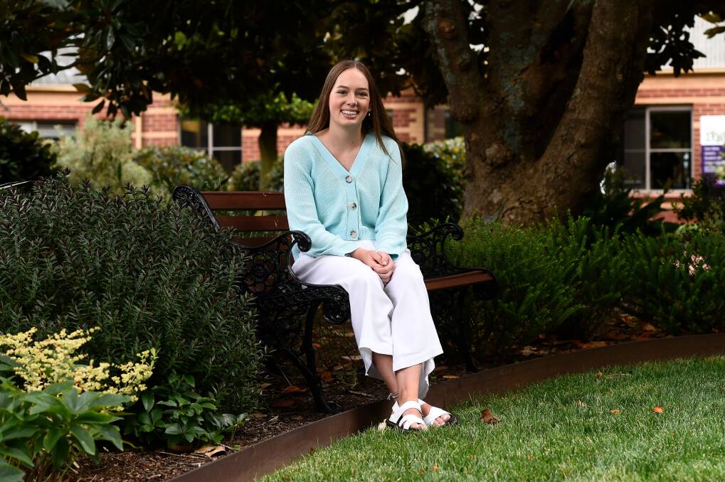 Leah Stevens has completed two university teaching units at ACU Ballarat this summer as part of a new program helping to fast-track young teachers. Picture by Adam Trafford