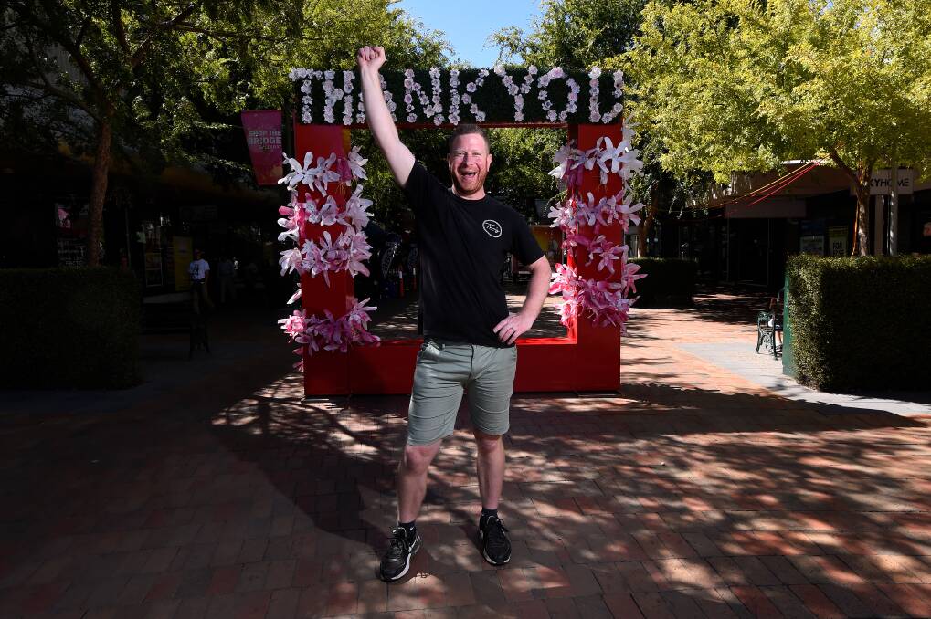 STAYIN' ALIVE: Toastie guru and MasterChef contender Tim Bone is firing up his dance moves to jive away for charity and say thanks to all the support Ballarat has shown him. Picture: Adam Trafford