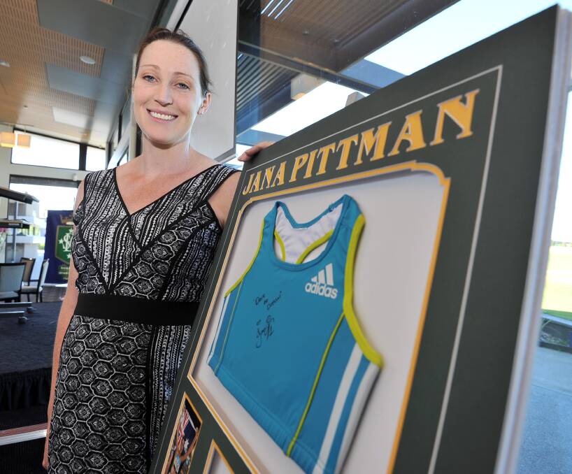 CHAMPION: Hurdler Jana Pittman, in Ballarat, has had her share of controversial labellings but says we should focus on respecting champions and promoting young talent in the right positive way. Picture: Lachlan Bence