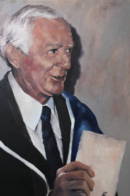 A portrait of John James Sheehan. 