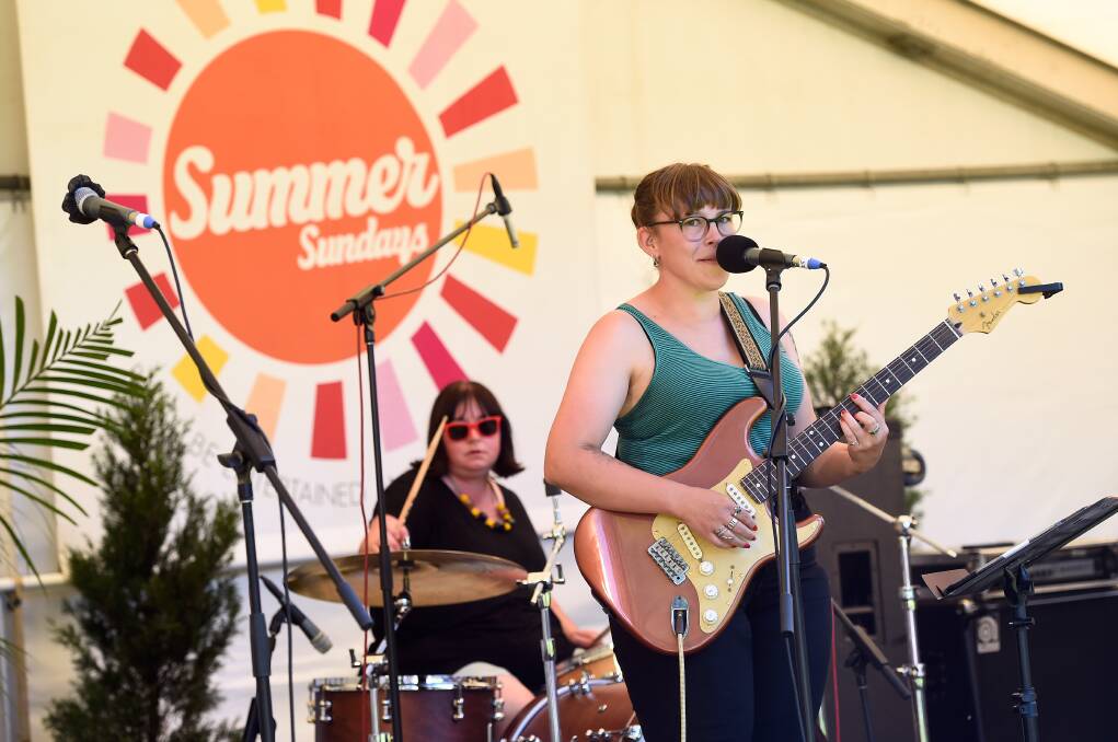 SOUNDING OUT: The Vinleys take to the stage for the return of Summer Sundays. Pictures: Adam Trafford
