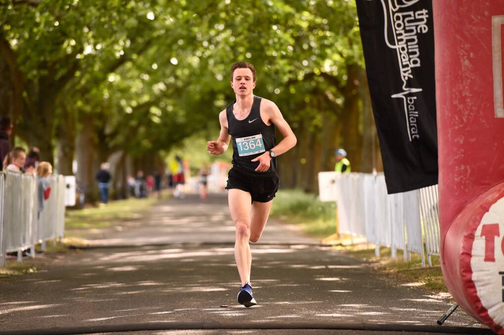 READY: A runner finishing the second annual Run For A Cause event in Victoria Park last month. Picture: Adam Trafford