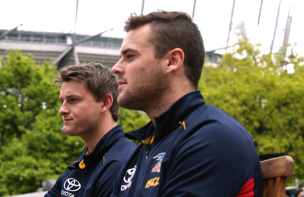 CROWING: Beaufort exports Brad and Matt Crouch could be back on Mars next season with Western Bulldogs to host Adelaide in round 23. Picture: Wayne Ludbey