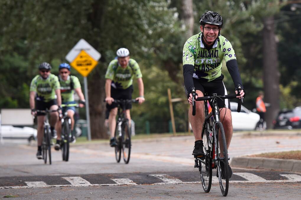 WARMING UP: Ballarat Cycle Classic starts and finishes at Lake Wendouree each year to raise money for Fiona Elsey Cancer Research Institute. Picture: Adam Trafford