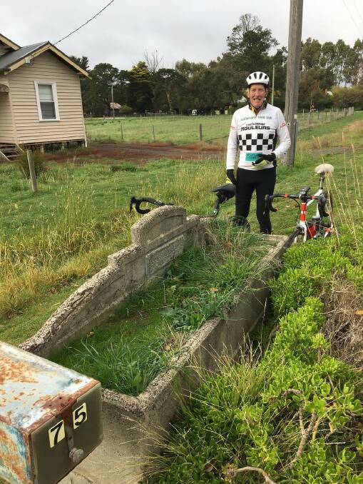 Saxon John stops by the Bills horse trough in Clunes.