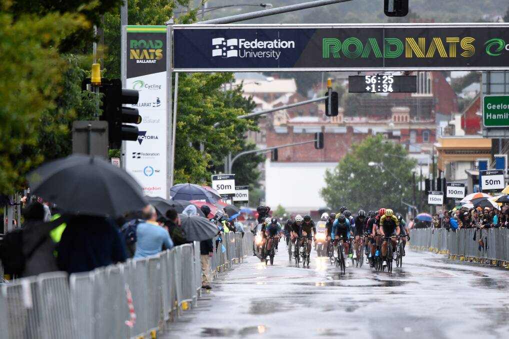 STRONG: Crowds packed Sturt Street criteriums (before physical distancing was a thing) in heavy rain in January. It will be interesting if a February fixture boosts numbers.
