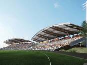 An artist's impression of new stands to shape up at Mars Stadium.
