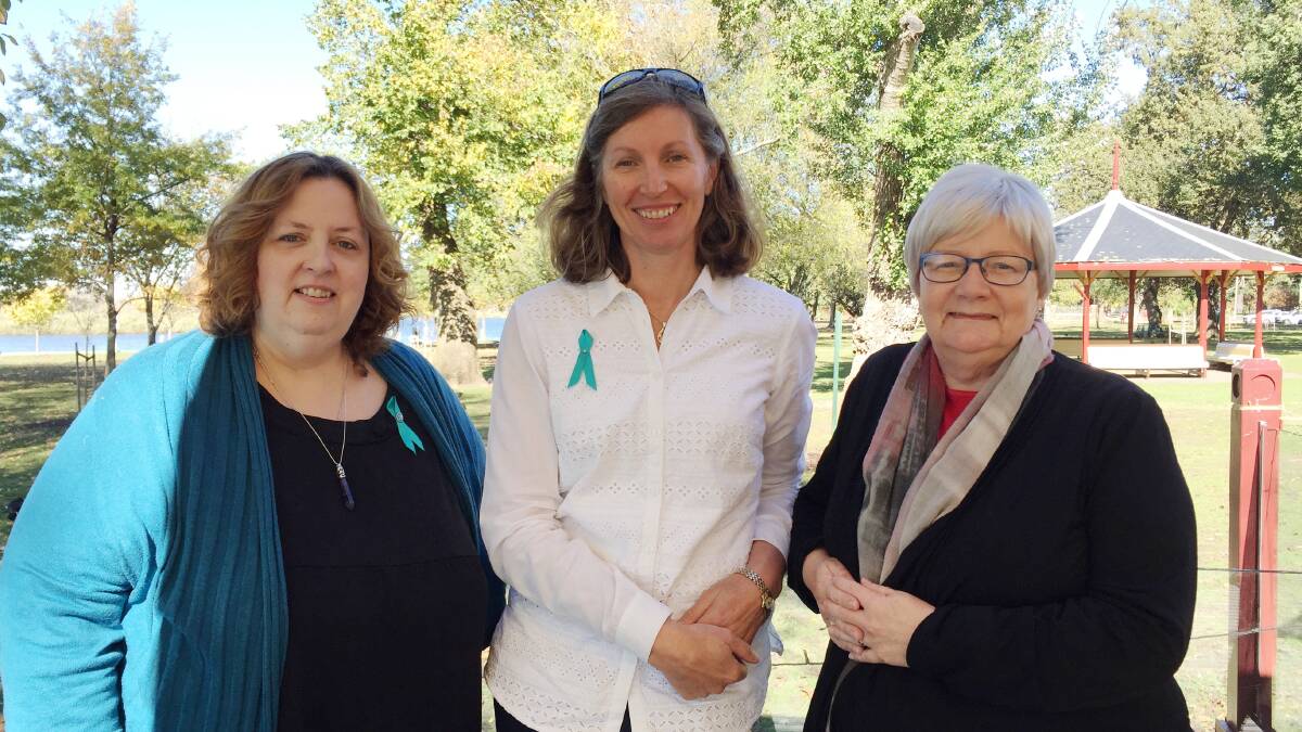 UNITY: Karen Welsh, Christine Christie and Helen Weir each developed ovarian cancer differently.