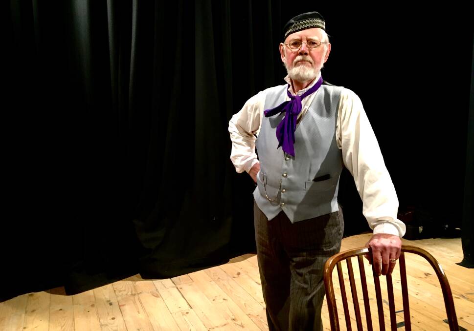 STORYTELLER: Terence FitzSimons leads Sovereign Hill's Men o the Hill musical ensemble with a raft of ancient tunes.