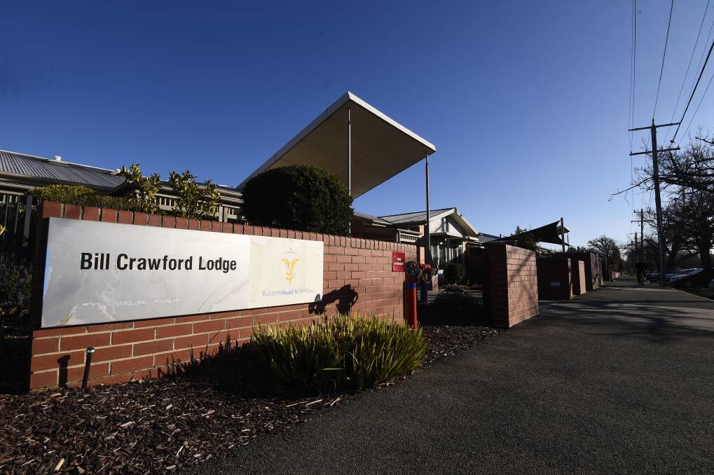 FOCUS: Ballarat Health Services' Bill Crawford Lodge has been connected to at least two positive COVID-19 cases.