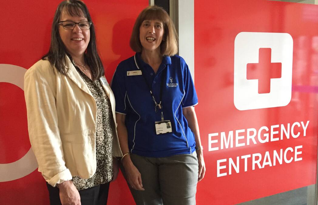 CALL-OUT: Ballarat Health Services volunteer services manager Sue Jakob and volunteer team leader Judith Koop hope to welcome more help in the Base Hospital emergency department.