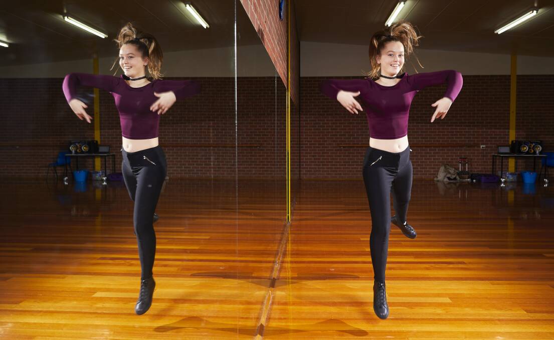 ENERGY: Young K-pop dancer Renae Moorfoot can hardly wait for boot camp to live and train like a Korean pop idol.Picture: Luka Kauzlaric