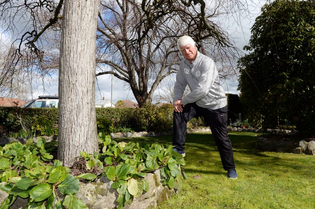 READY: Ballarat's former top policeman Bob Barby says an outdoor gym should be a top health priority in this community. Picture: Kate Healy