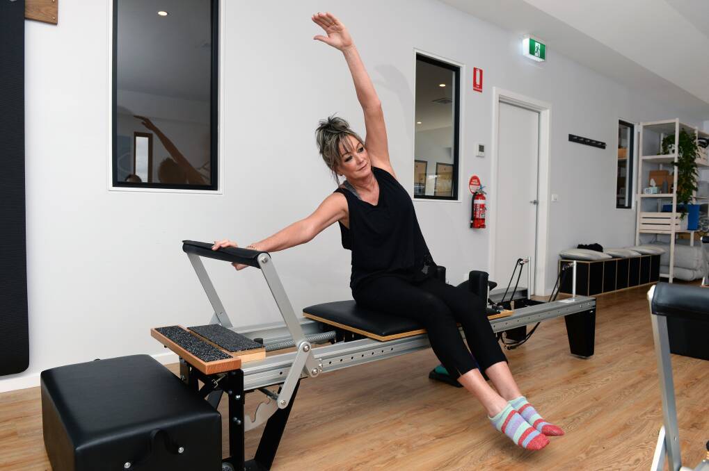 CONFIDENCE: Chronic pain patient Karen Park says careful exercise from a multi-disciplinary team, who knows her case history, helps keep her moving. Picture Kate Healy