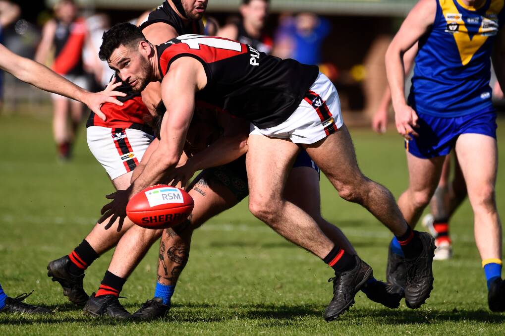 Buninyong president Wayne Barrenger says recruiting forward Aiden Domic and his well-being expertise is about continually improving club culture. Picture by Adam Trafford