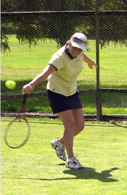 Ballarat Lawn Tennis action in 2002.