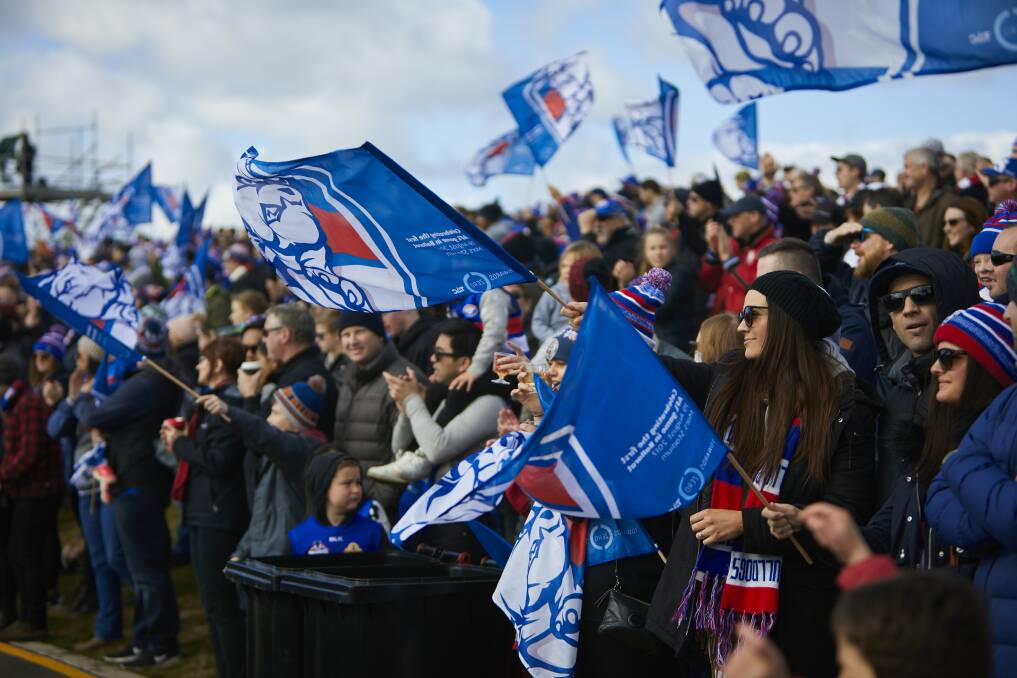 SPARK: Ballarat turned red, white and blue for the first AFL in-season match in this city last year. We need to keep up the excitement when the game comes to town.