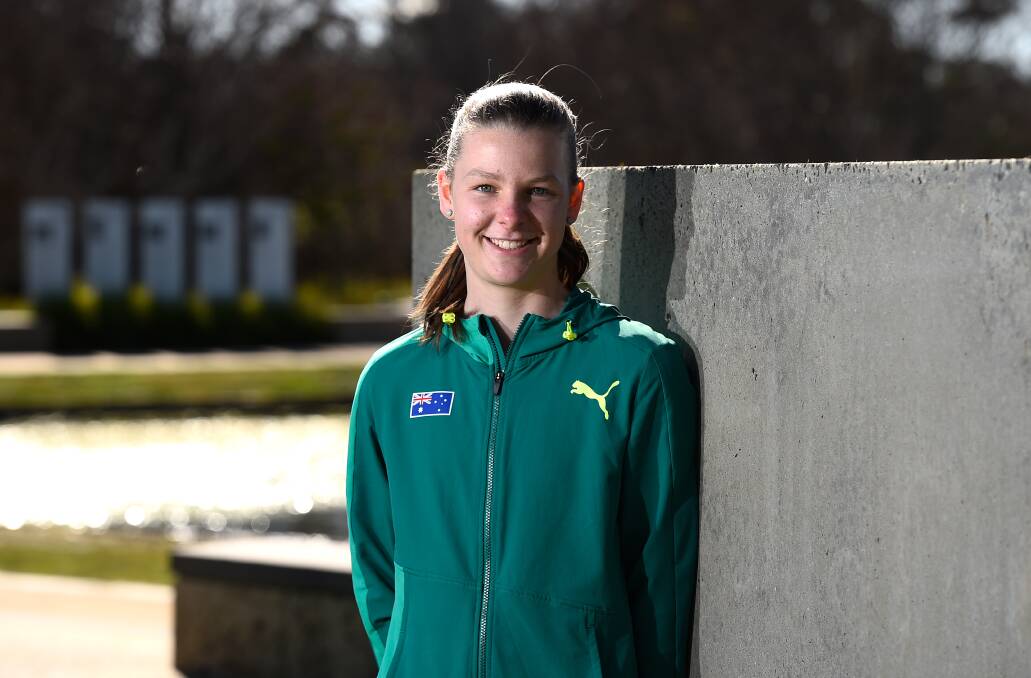 FUTURE: We must be ready to offer an elite stage for the likes of race walker Alanna Peart, who is off to world under-20 championships in Colombia. Picture: Adam Trafford 