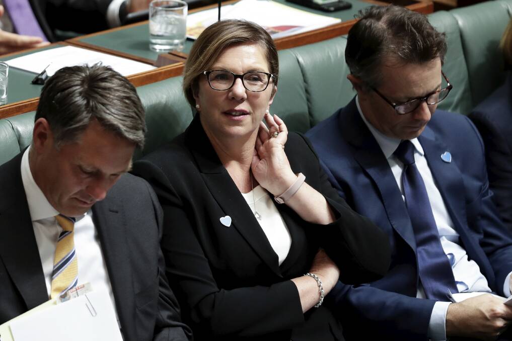 PLANS: Ballarat MP Catherine King in Question Time in Parliament House, Canberra, on Wednesday. Picture: AAP