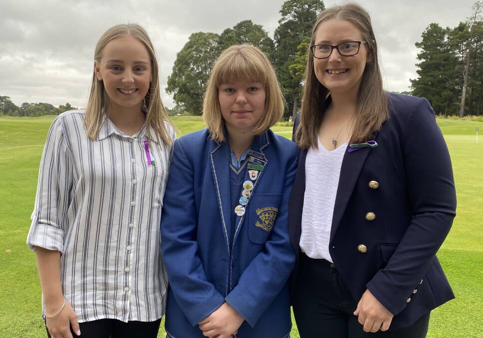 SHARING: Grace Beechey, Stella Watson and Stefanie Seeary have shown how one idea can have great ripple effects for change.