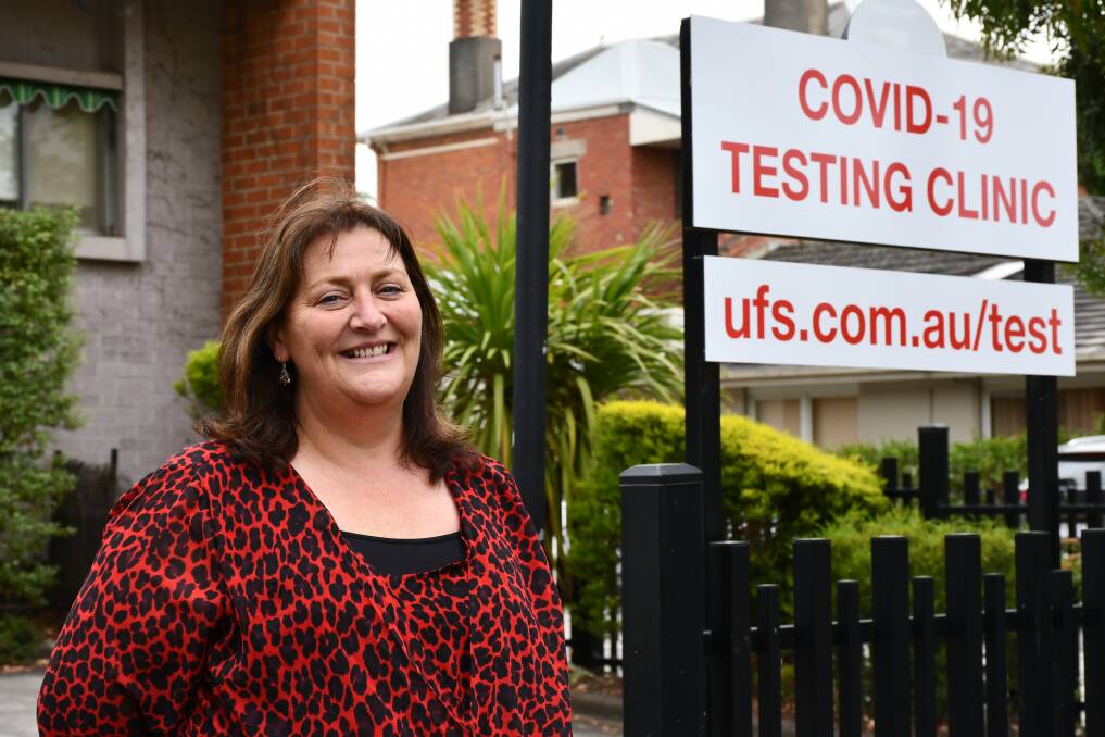 READY: UFS' Danielle Tresize outsie the new Errard Street clinic. Picture: Alex Ford