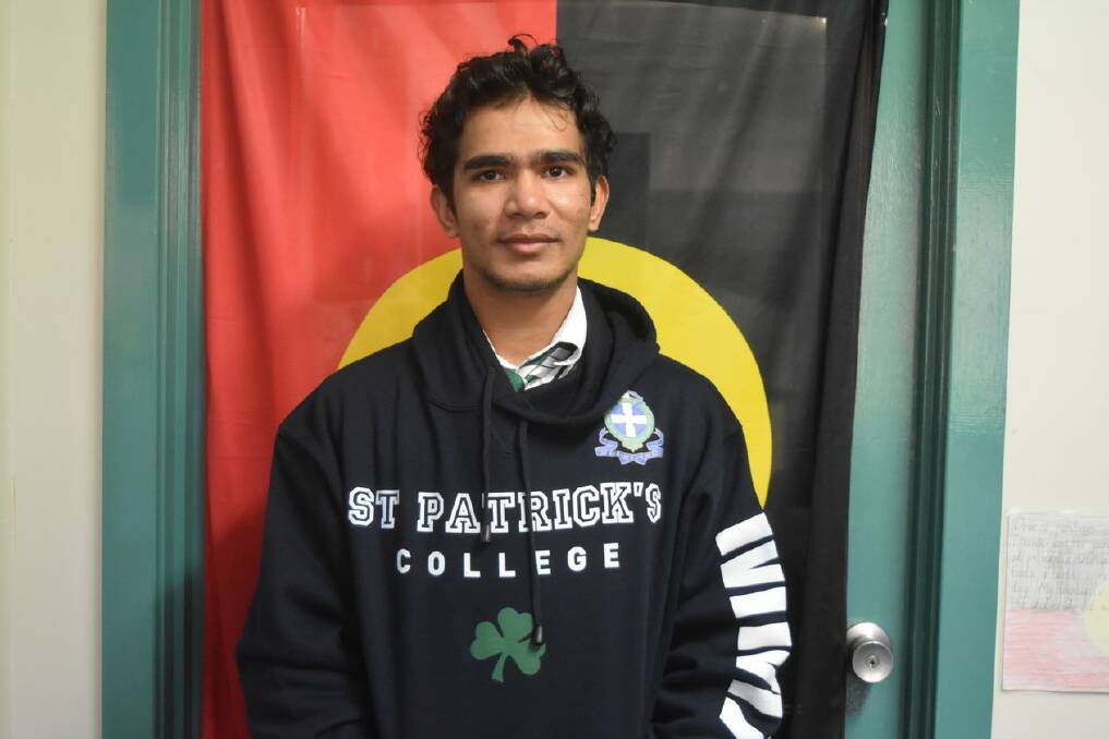 SPEAKING UP: St Patrick's College student Leyton Priest.