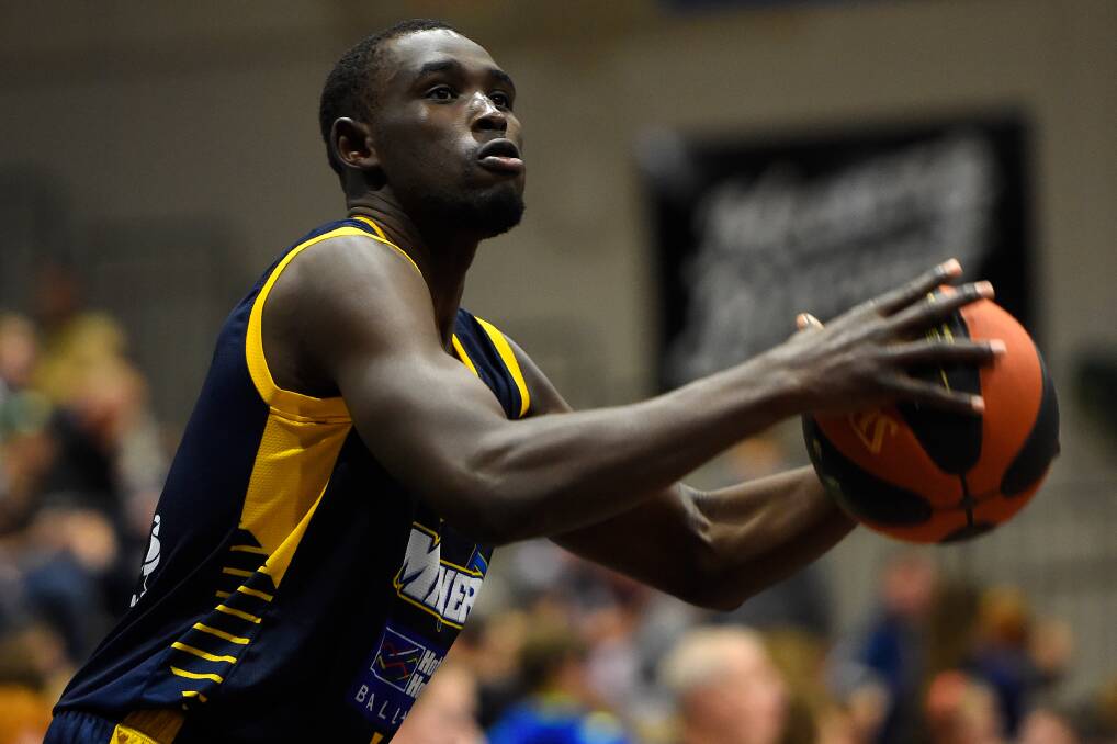 ACTION MAN: Ballarat Miner Kuany Kuany hopes his on and off-court success inspire parents to see the value in sport for their children. Picture: Adam Trafford